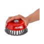 Carda de copa alambre trenzado fino 5" 10674 Adir