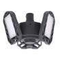 Lámpara solar recargable de emergencia tipo ventilador con 3 paneles 5 W 10729 Adir