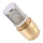 Válvula de pie pichancha 1-1/4" con rejilla de acero inoxidable 11740 Adir