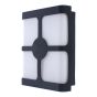 Arbotante decorativo ovalado 40 W luz blanca Milford 14186 Mavrik