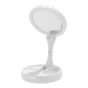 Espejo de maquillaje plegable doble cara con luz led 14442 Mavrik