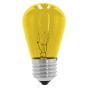 Lámpara incandescente S-14 11 W Amarillo 6002 Adir