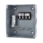 Centro de carga de 4 unidades 100 Amp empotrable 7054 Adir