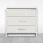 Jaladera blanca Siena 96 mm HE-551 Arte Fino