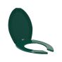 Asiento para baño alargado verde Cato