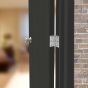 Bisagra arquitectónica 3" níquel satinado BM182 Bi-Metal