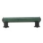 Jaladera mixta de aluminio tubular color Verde