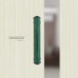 Jaladera mixta de aluminio tubular color Verde