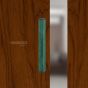 Jaladera mixta de aluminio tubular color Verde