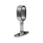 Soporte central para tubo oval niquel brillante 1060 Lusar