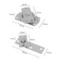 Molinete para puerta de abatir 42 mm 87-M Codes