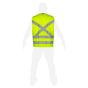 Chaleco de seguridad Brigadier alta visibilidad amarillo unitalla Zipper SR1051 MR Seguridad