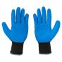 Guante de poliester con latex #9 SG1029-AZ MR Seguridad