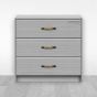 Jaladera Europa latón antiguo 76 mm 3831 Handy Home