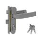 Cerradura para perfil de aluminio cilindro europeo 2064 Dexter