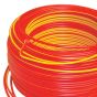 Rollo de cable THW calibre 10 AWG rojo