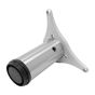 Pata metálica para mesa 15 cm cromo satinado 079-0233 Herrasa