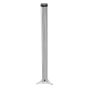 Pata metálica para mesa 87 cm cromo 79-2441 Herrasa