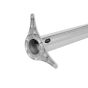 Pata metálica para mesa 87 cm cromo 79-2441 Herrasa