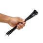 Cincho de plástico 28 cm x 4.8 mm negro 100 piezas 87495 Fischer