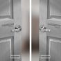 Cerradura para baño níquel satinado 305 SN-BK Feiteli
