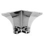 Pata para para sofá 100 mm cromo triangular