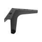 Pata para para sofá Slim 130 mm negro triangular