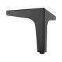 Pata para para sofá Slim 130 mm negro triangular