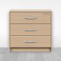 Jaladera para mueble níquel satinado 128 mm JN-1423 Bolder