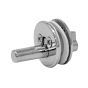 Cerradura para cristal con llave BRK1152 Bruken