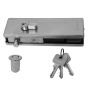 Kit de cerradura y bisagra para puerta de cristal 1012 Herralum