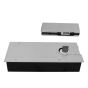 Kit de cerradura y bisagra para puerta de cristal 1012 Herralum