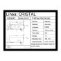 Cerradura de piso cromo BRK057 Bruken