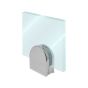 Conector Grapa base curva cromada BRK762C Bruken