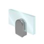 Conector grapa base plana para barandal satín BRK761 Bruken