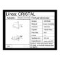 Contra a cristal de seguro BRK504B Bruken