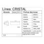 Riel de aluminio 3 metros BRK913 Bruken