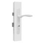 Cerradura de perfil angosto Lily blanca 886 Ashico