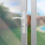 Cerradura de perfil angosto Lily blanca 886 Ashico