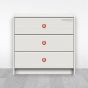 Jaladera pomo Nebula niquel satin / madera 200 Ashico