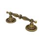 Jaladera Obispo 64 mm latón antiguo 3020 Ashico