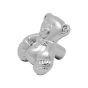 Jaladera Pomo Teddy 31 mm níquel satinado 3416 Ashico