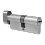 Cilindro europeo alta seguridad llave / mariposa níquel satinado 70 mm 90006 Ashico
