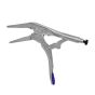 Pinza de presión punta larga 9" Toolcraft