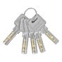 Cilindro europeo latón brillante 100 mm 9.0110.76 Soprano