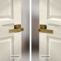Cerradura para baño latón antiguo Skinny 9.0432.45 Soprano