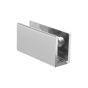 Clip cromado para entrepaño de cristal K-128 Axcent