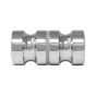 Perilla para puerta de cristal 30 x 30 cromo K-247 Axcent
