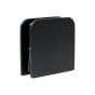 Clip cuadrado para cristal fijo negro K-518 Axcent