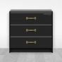 Jaladera para mueble bronce 110 mm Mañon